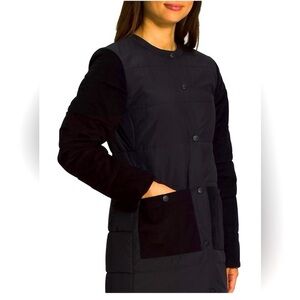 The North Face Women's Harway Collarless Jacket corduroy sleeves & patch pockets